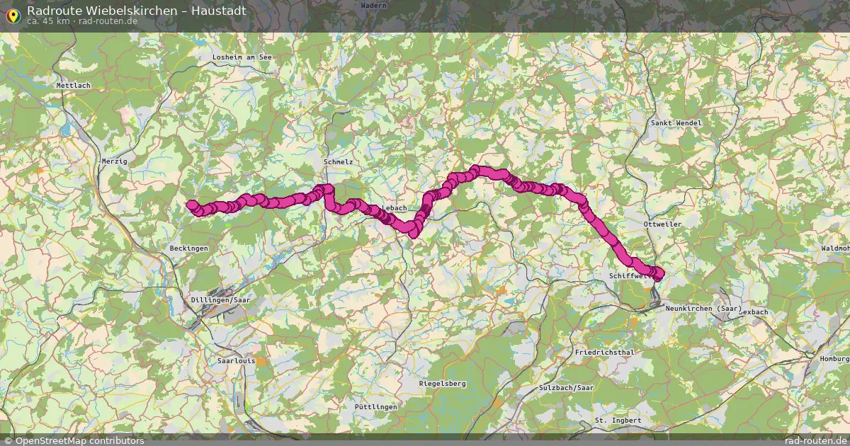 Radtour Wiebelskirchen – Haustadt