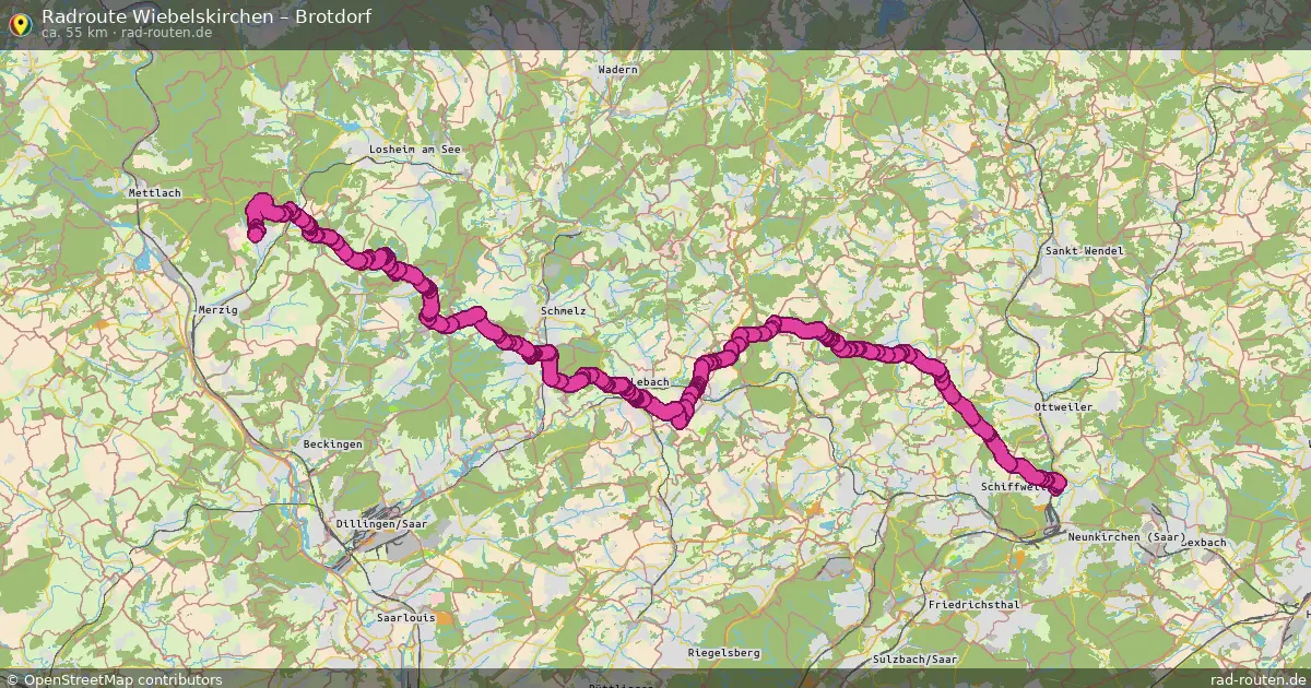 Radtour Wiebelskirchen – Brotdorf
