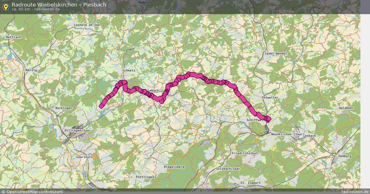 Radtour Wiebelskirchen – Piesbach
