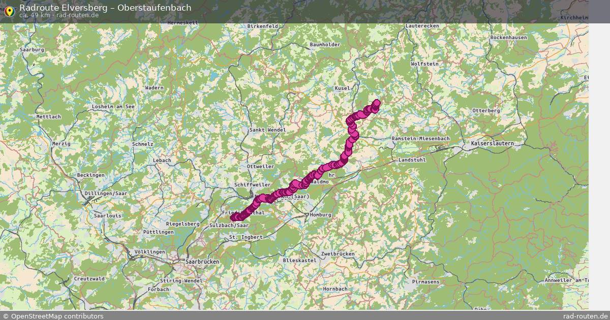 Radtour Elversberg – Oberstaufenbach