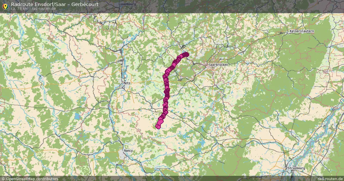 Radtour Ensdorf Saar – Gerbécourt