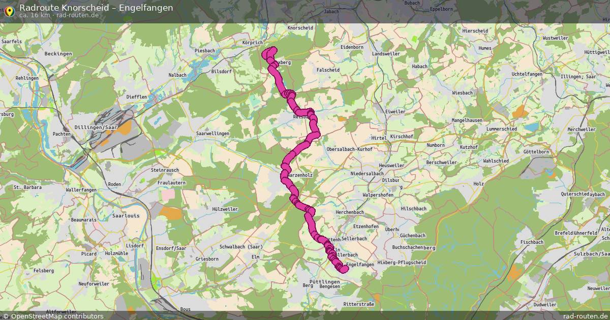 Fahrradroute Knorscheid – Engelfangen