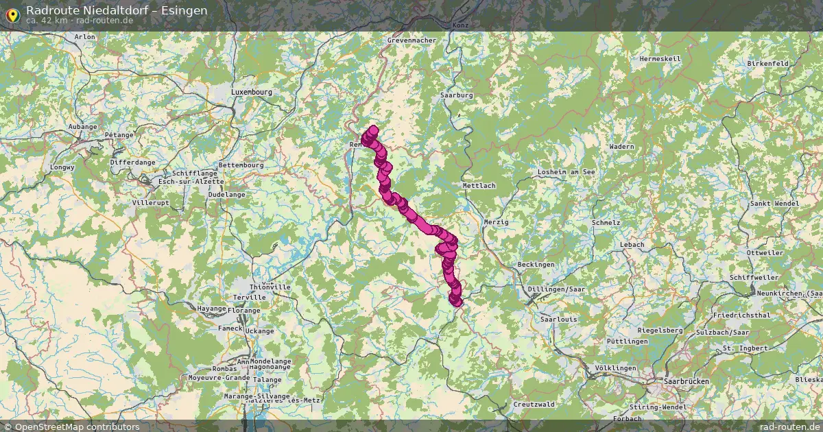 Radtour Niedaltdorf – Esingen
