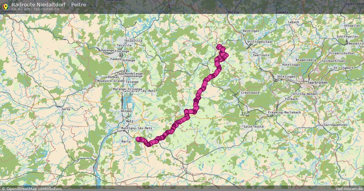 Radtour Niedaltdorf – Peltre