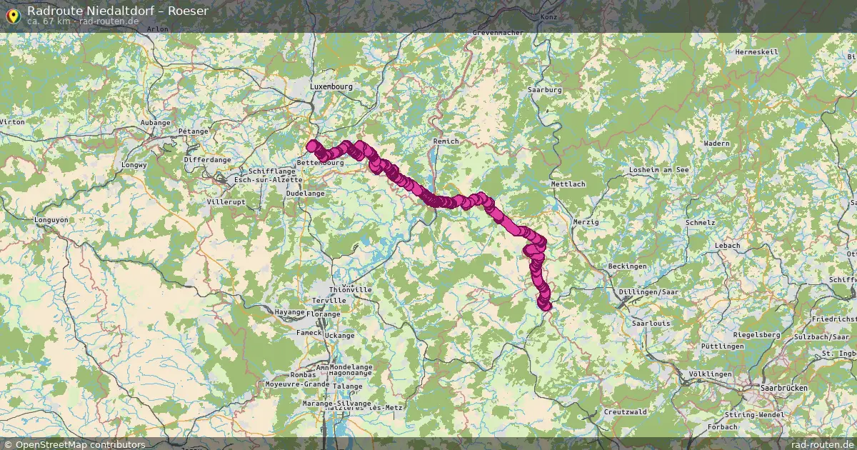Radtour Niedaltdorf – Roeser