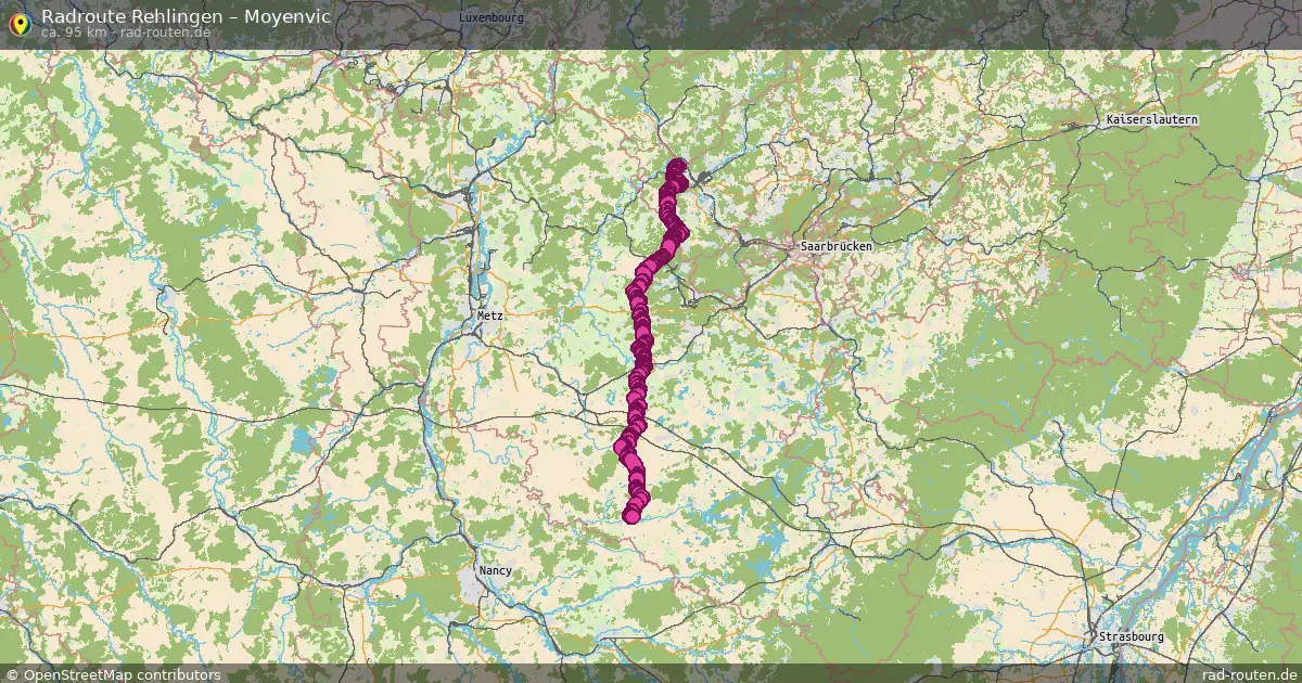 Radtour Rehlingen – Moyenvic