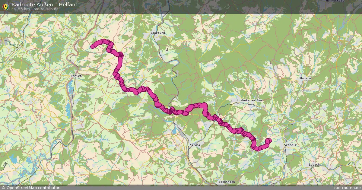 Radtour Außen – Helfant