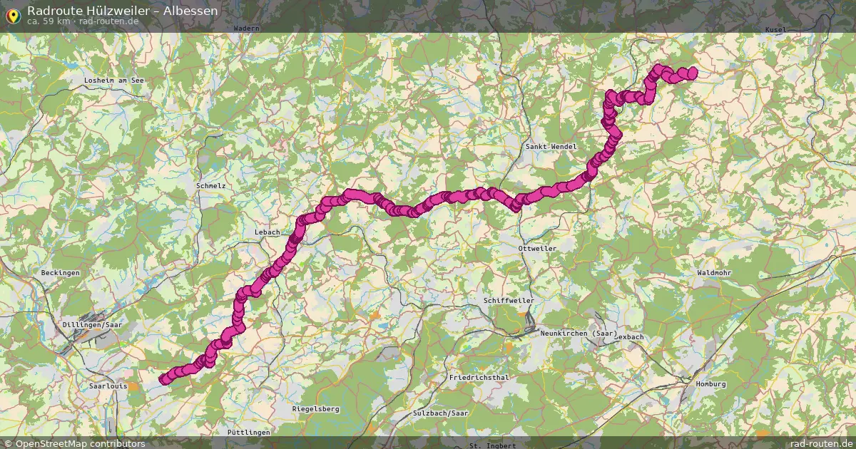 Radtour Hülzweiler – Albessen