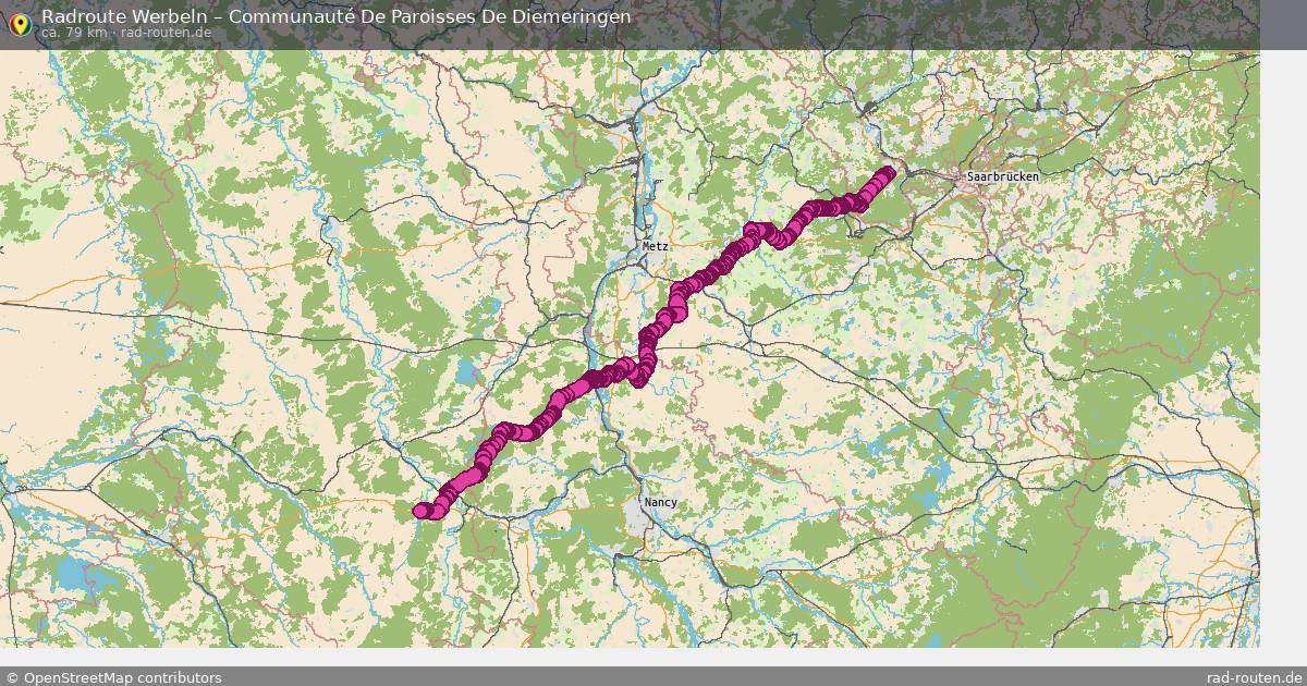 Fahrradroute Werbeln – Communauté De Paroisses De Diemeringen