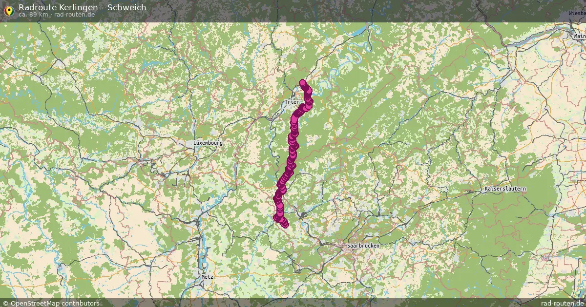 Radtour Kerlingen – Schweich