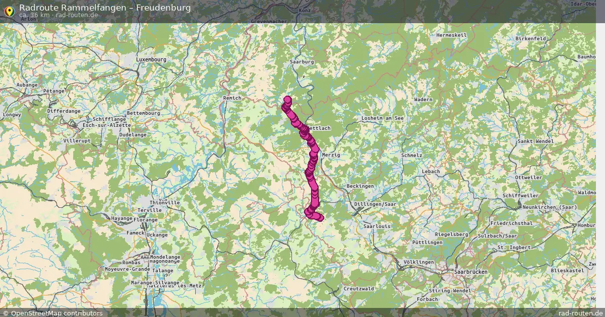 Radtour Rammelfangen – Freudenburg