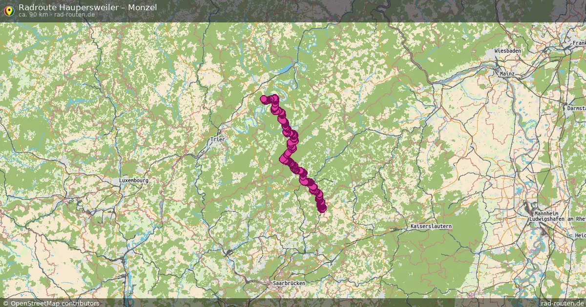 Radtour Haupersweiler – Monzel