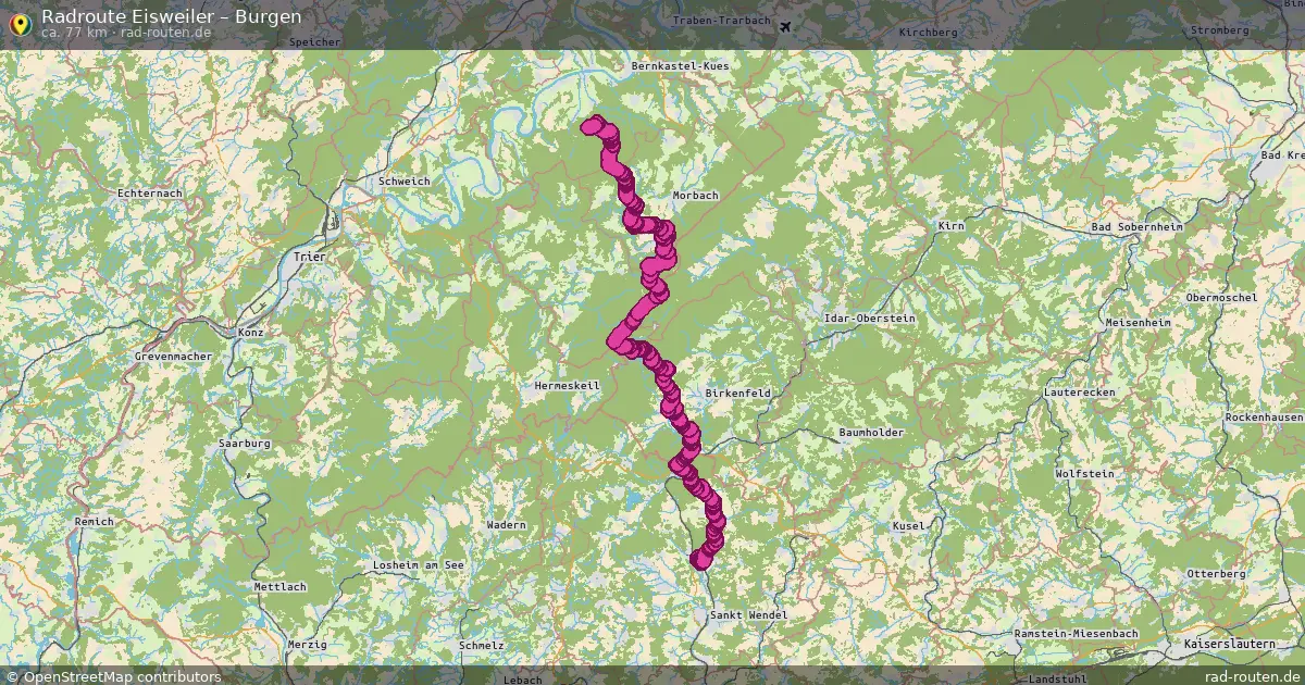 Radtour Eisweiler – Burgen