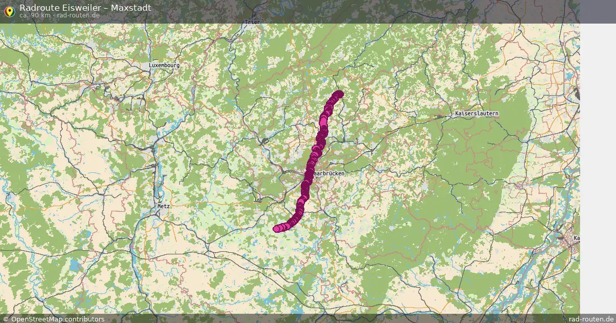 Radtour Eisweiler – Maxstadt