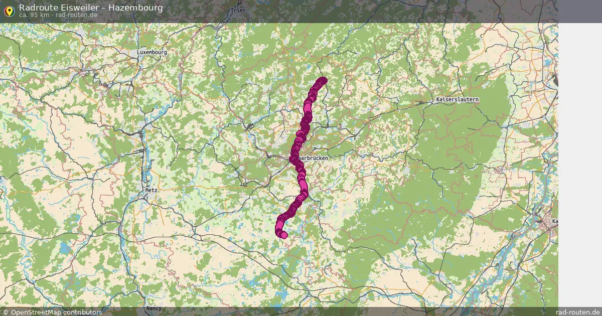 Radtour Eisweiler – Hazembourg