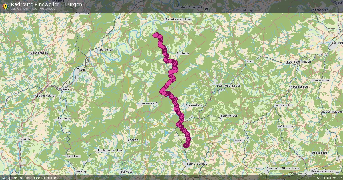Radtour Pinsweiler – Burgen
