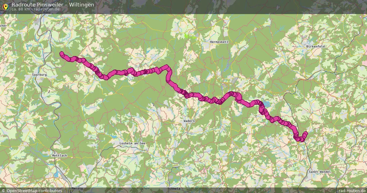 Radtour Pinsweiler – Wiltingen