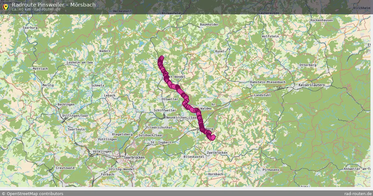 Radtour Pinsweiler – Mörsbach