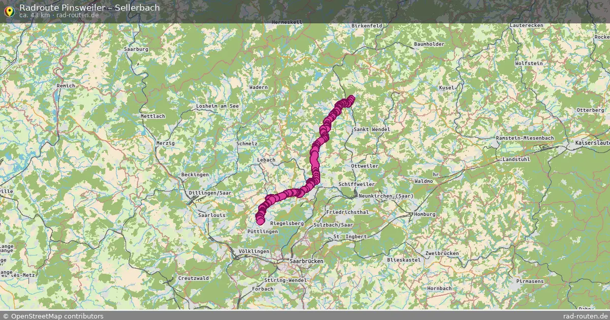 Radtour Pinsweiler – Sellerbach