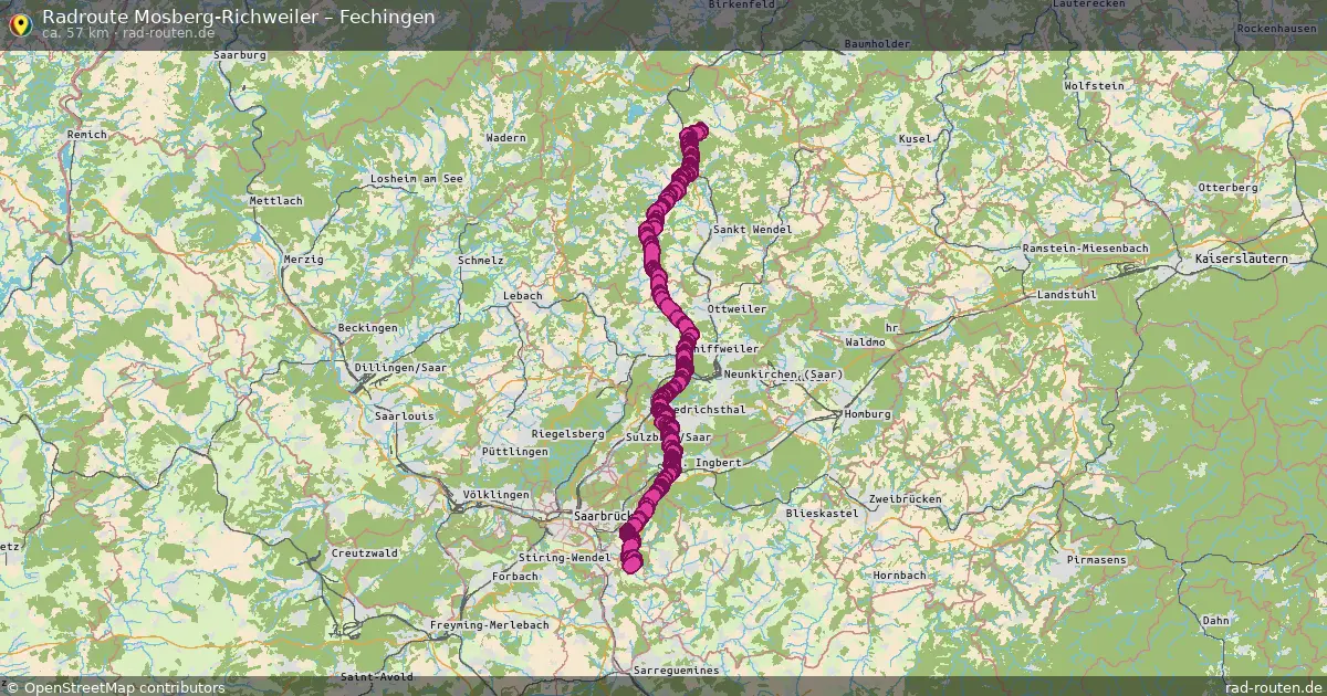 Radtour Mosberg-Richweiler – Fechingen