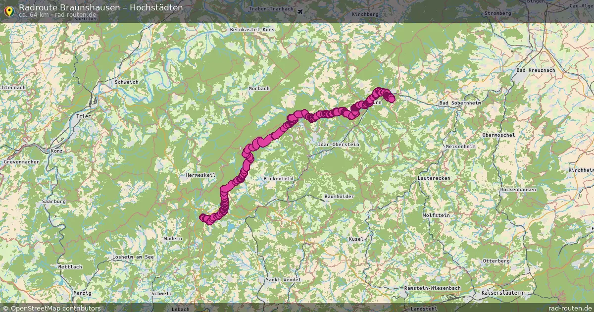 Radtour Braunshausen – Hochstädten
