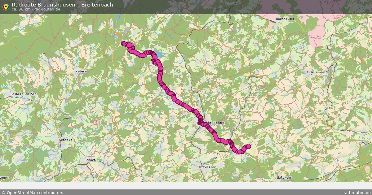 Radtour Braunshausen – Breitenbach
