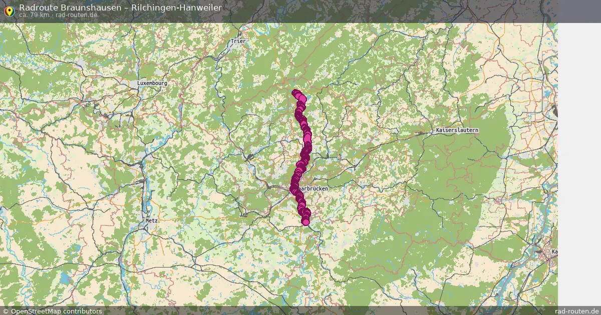Radtour Braunshausen – Rilchingen-Hanweiler