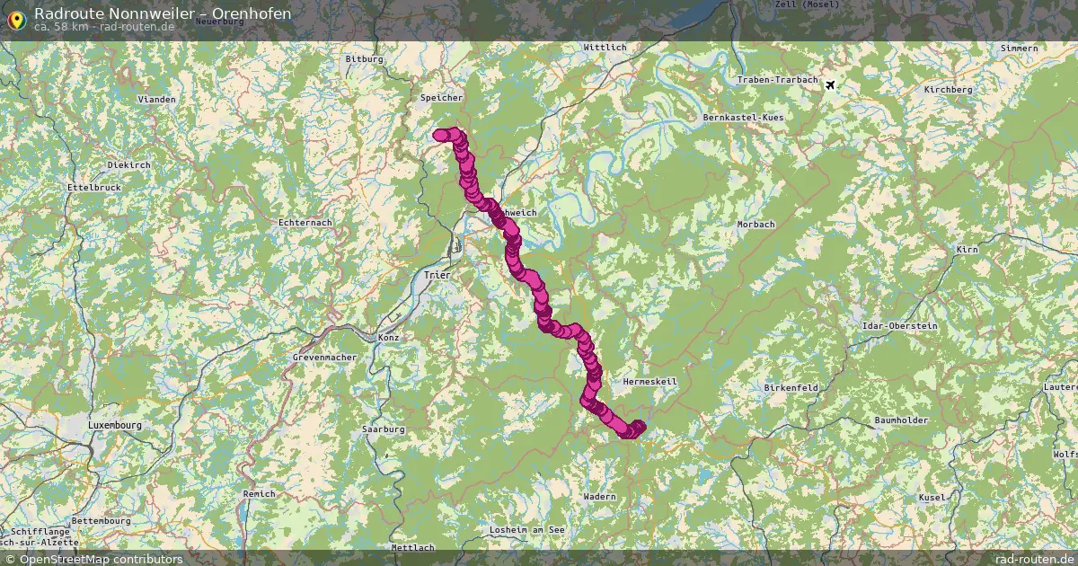 Radtour Nonnweiler – Orenhofen