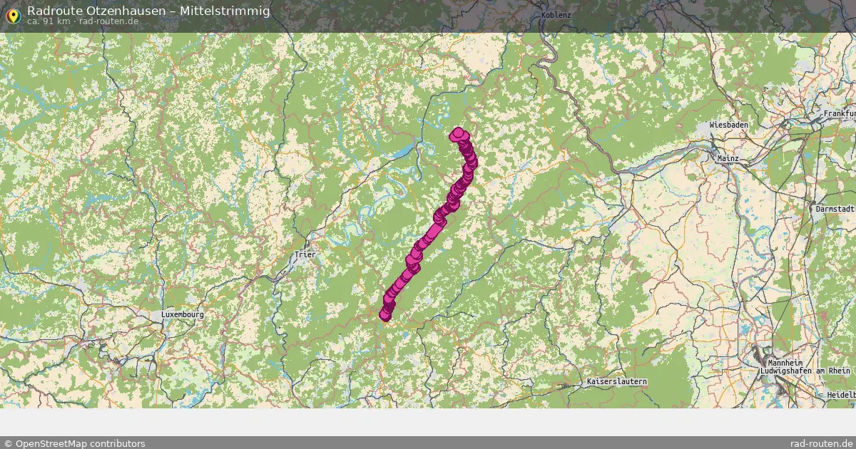 Radtour Otzenhausen – Mittelstrimmig