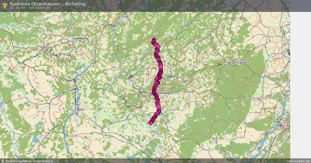 Radtour Otzenhausen – Richeling