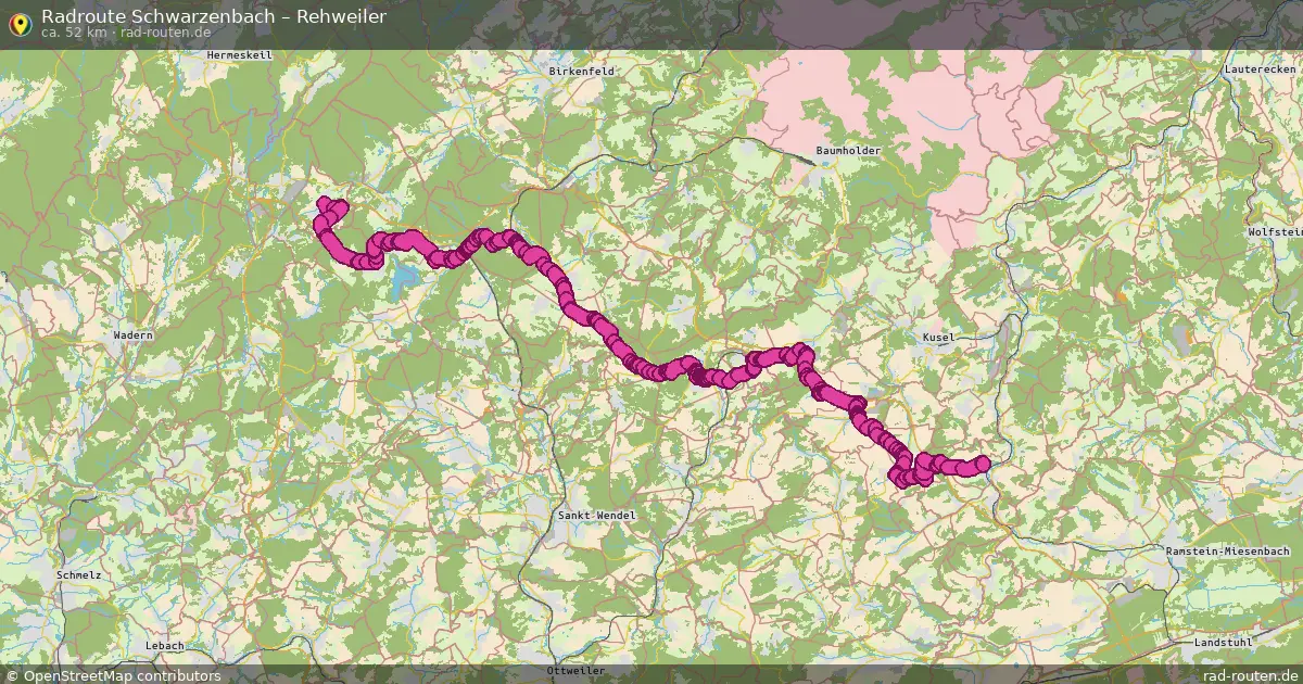 Radtour Schwarzenbach – Rehweiler
