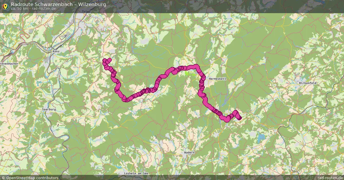 Radtour Schwarzenbach – Wilzenburg