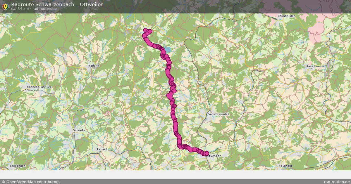 Radtour Schwarzenbach – Ottweiler