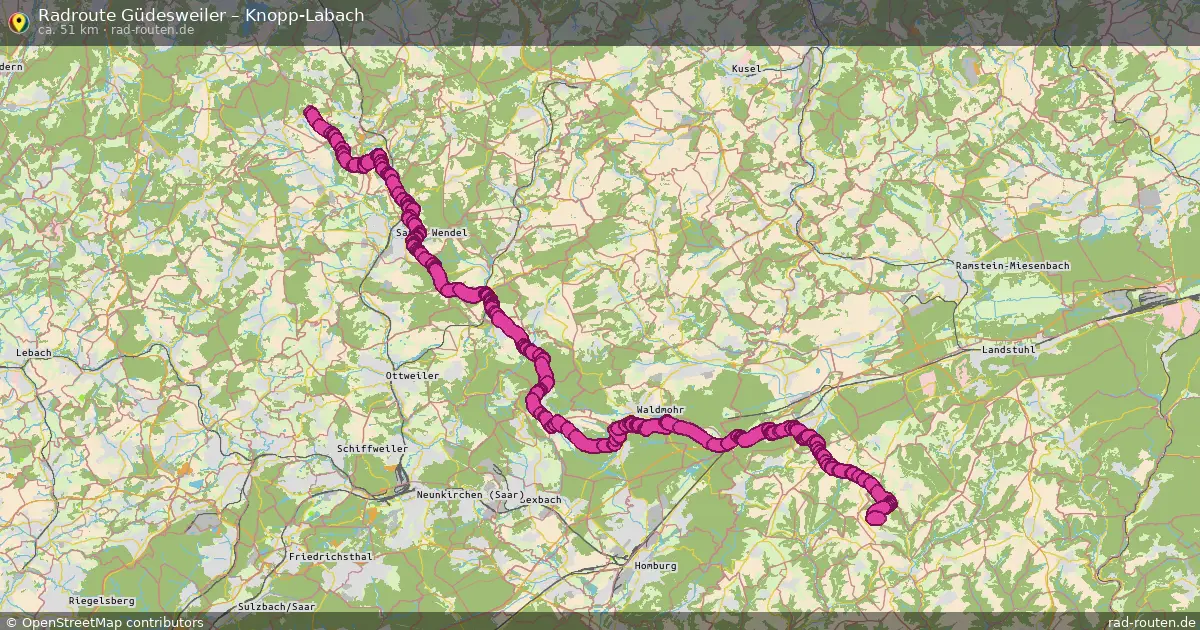 Radtour Güdesweiler – Knopp-Labach