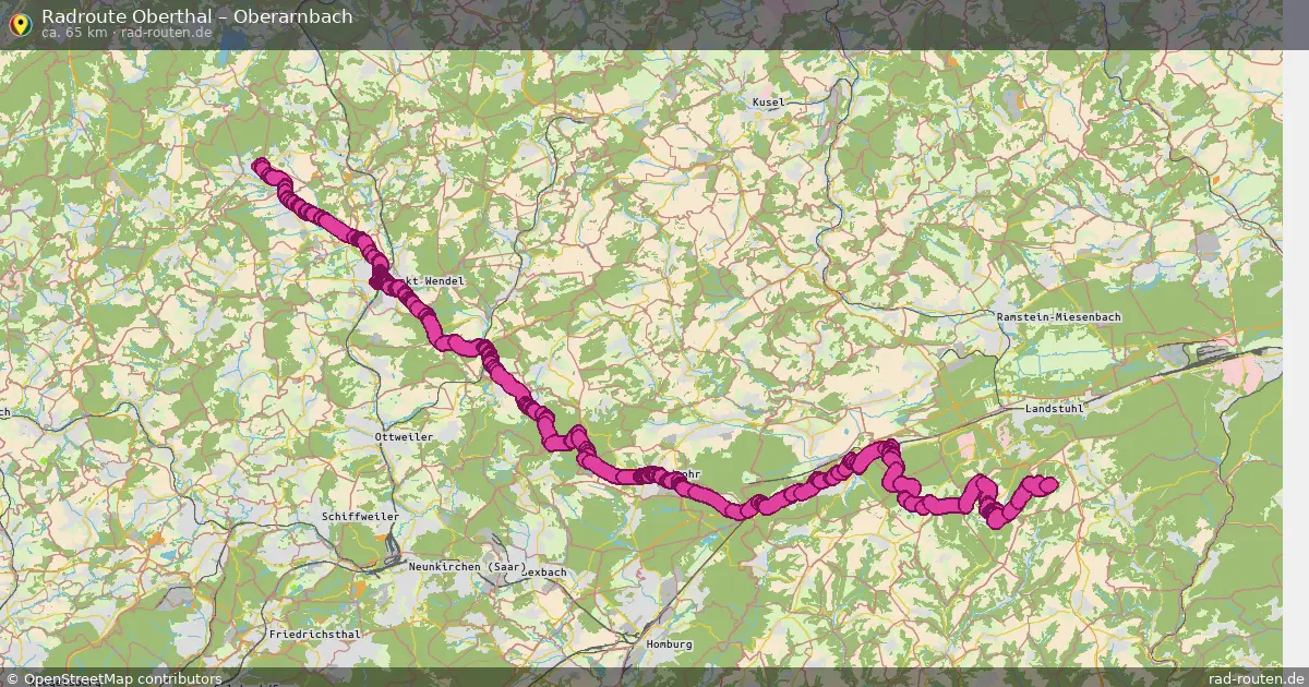 Radtour Oberthal – Oberarnbach