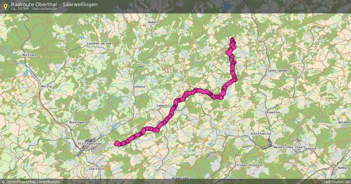 Radtour Oberthal – Saarwellingen