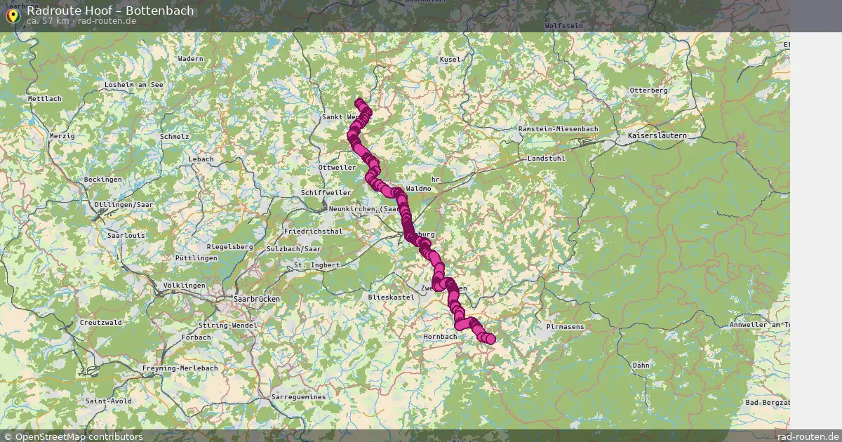 Radtour Hoof – Bottenbach