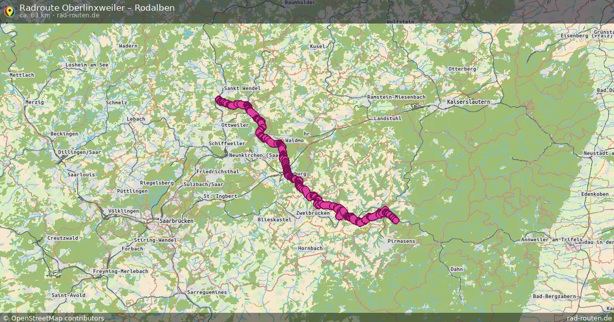 Radtour Oberlinxweiler – Rodalben