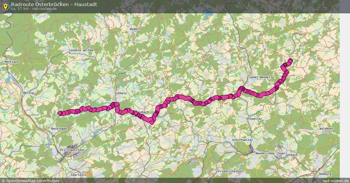 Radtour Osterbrücken – Haustadt