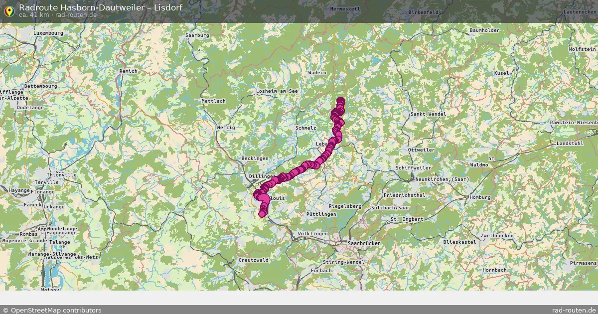 Radtour Hasborn-Dautweiler – Lisdorf