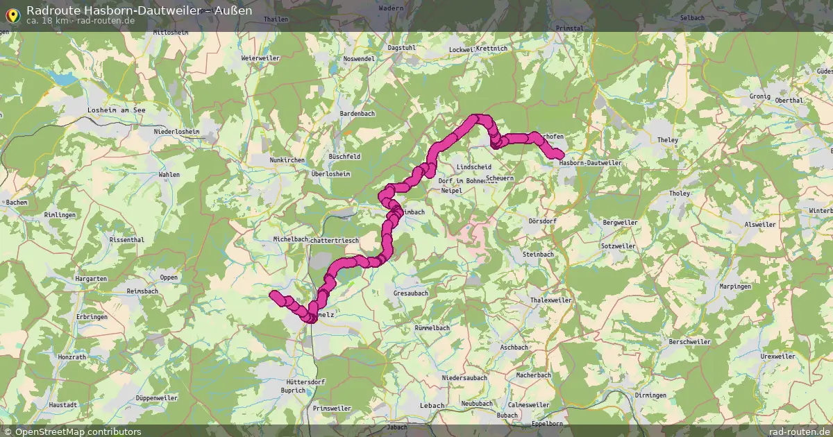 Radtour Hasborn-Dautweiler – Außen
