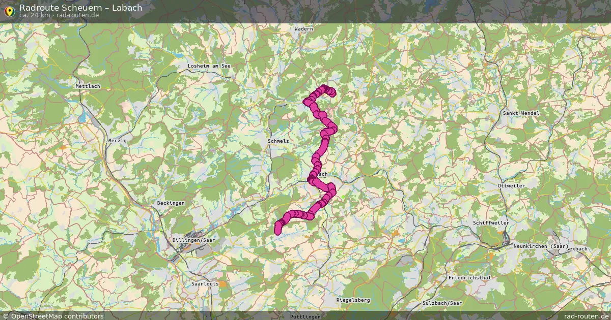 Radtour Scheuern – Labach