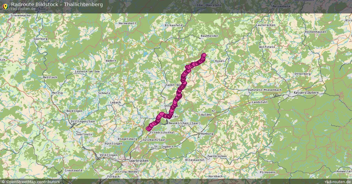 Radtour Bildstock – Thallichtenberg