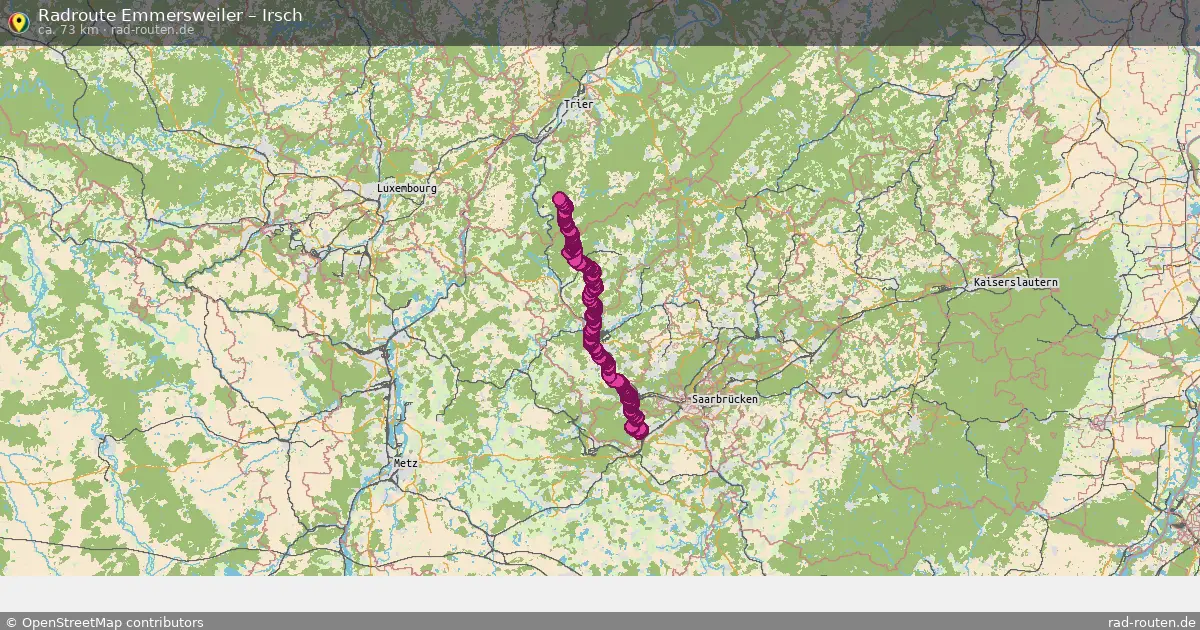 Radtour Emmersweiler – Irsch