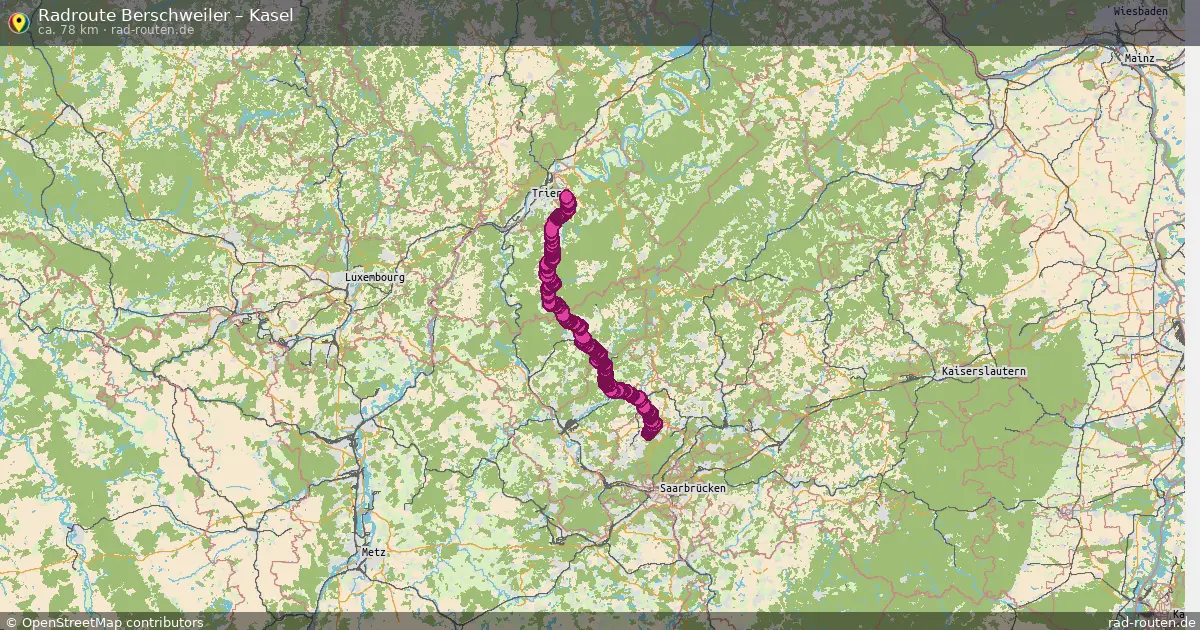 Radtour Berschweiler – Kasel
