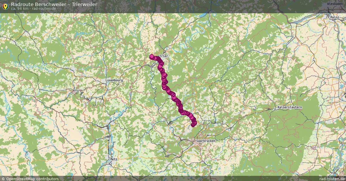 Radtour Berschweiler – Trierweiler