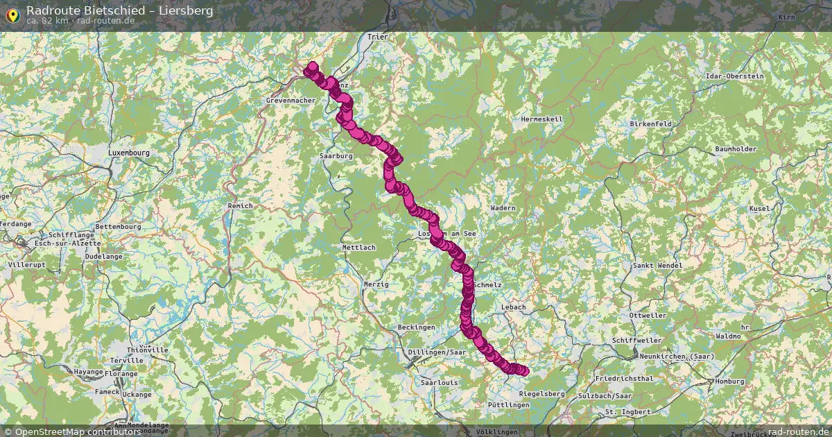 Radtour Bietschied – Liersberg