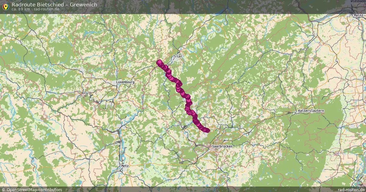 Radtour Bietschied – Grewenich