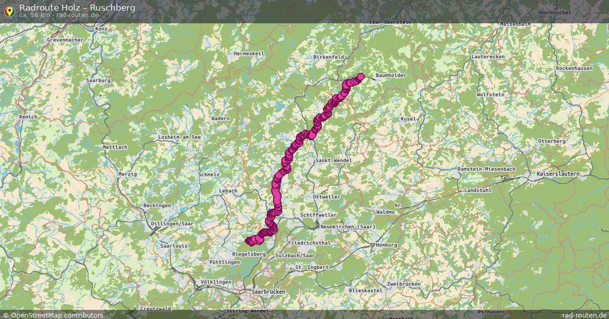Radtour Holz – Ruschberg