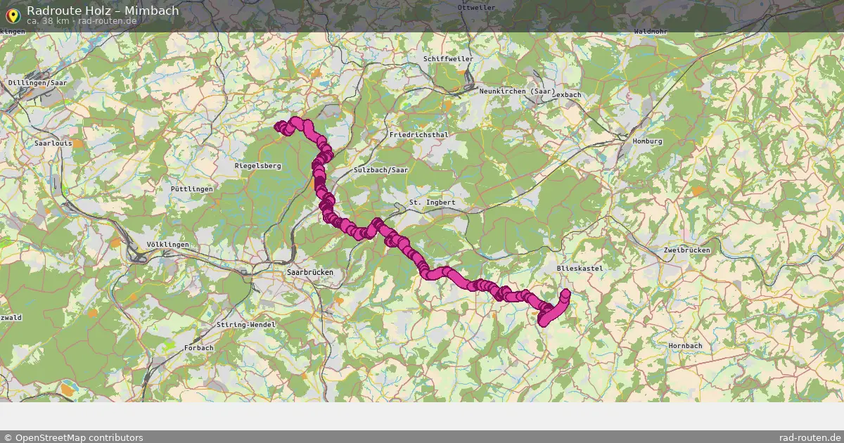 Radtour Holz – Mimbach